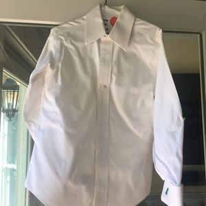 Brooks Brothers Boys white dress shirt